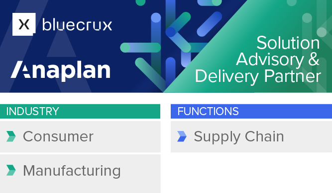 Bluecrux Anaplan PartnerAccelerator Badge