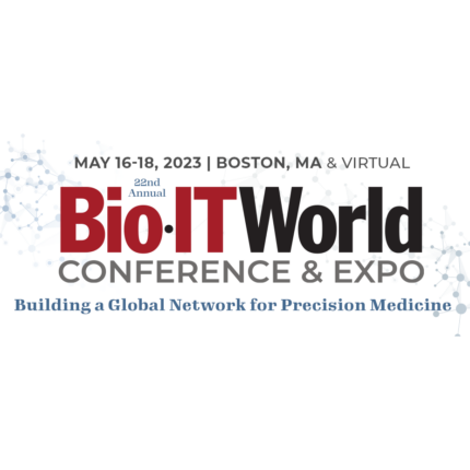 Banner for the Bio-IT World 2023 Conference and Expo