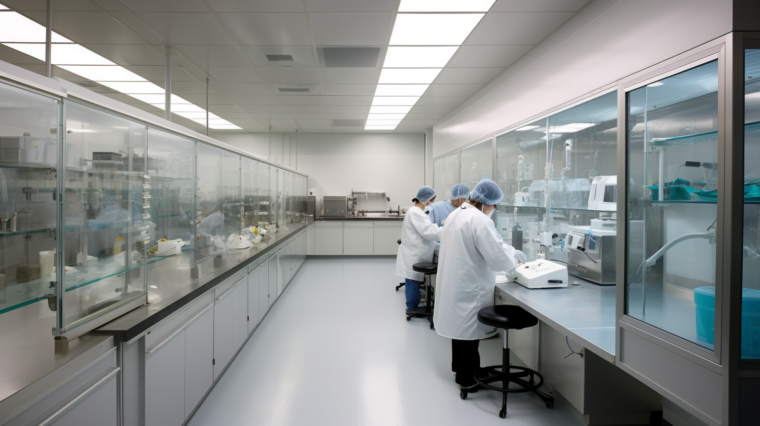 Manufacturing clean room for advanced therapy production, which requires careful capacity planning