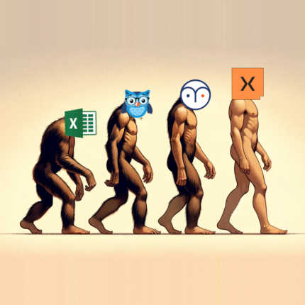 An illustration of the evolution of Binocs represented as the classic 